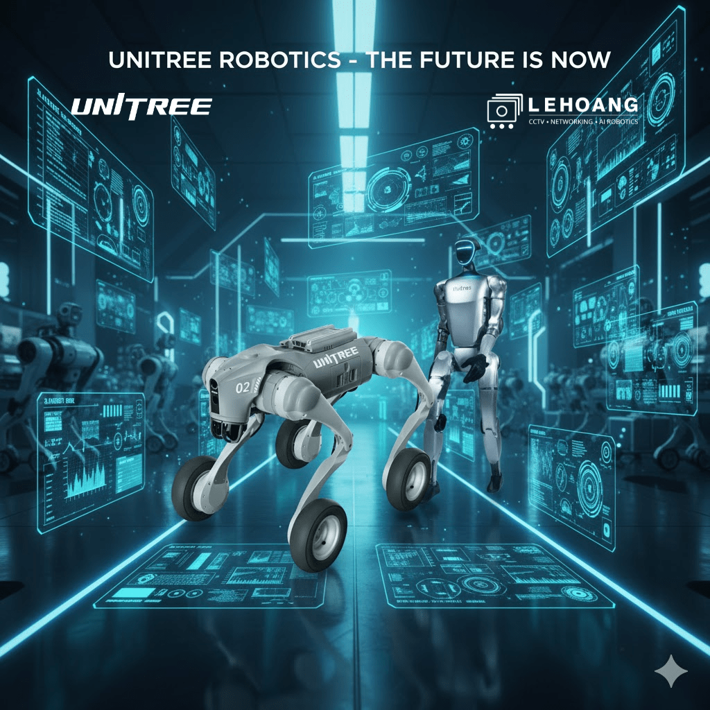 Robot Hình Người Unitree & Robot 4 Chân - Giải Pháp Tự Động Hóa Thông Minh 2025