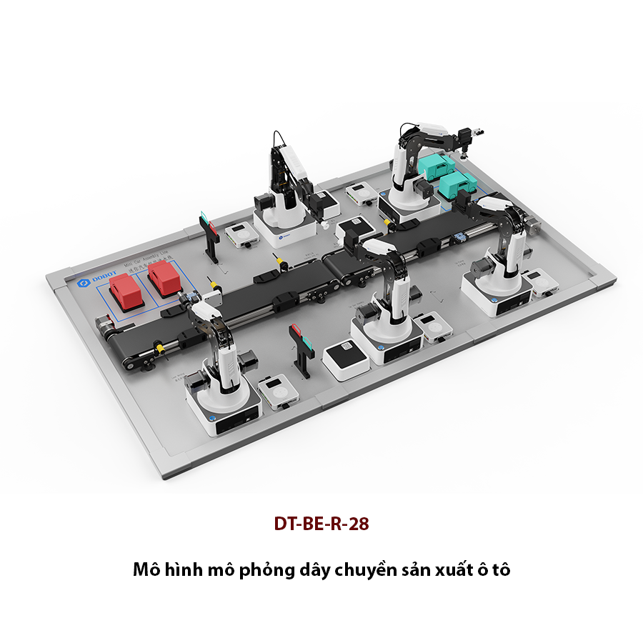 Mô hình mô phỏng dây chuyền sản xuất ô tô